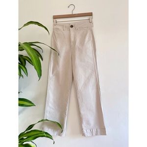 LOFT high waist wide leg denim